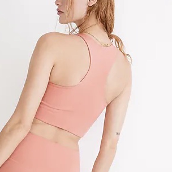 Girlfriend Collective pink Paloma workout top XS - Picture 8 of 8